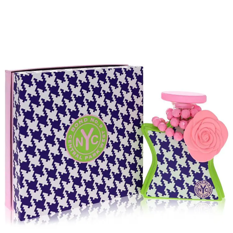 Elegant perfume bottle with floral design and decorative box.