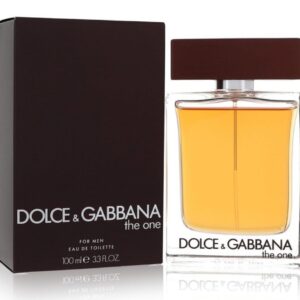 Dolce & Gabbana The One perfume bottle with its box.