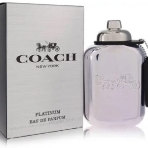 Coach Platinum Eau de Parfum bottle and packaging.