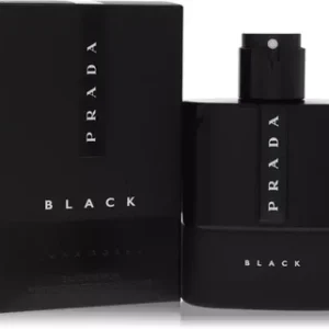 Black Prada perfume bottle with matching box.