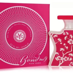 BOND NO. 9 NYC perfume bottle and packaging in pink design.